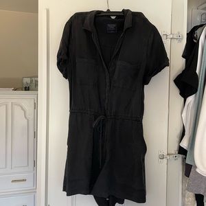 Black/Charcoal Abercrombie Romper - size L